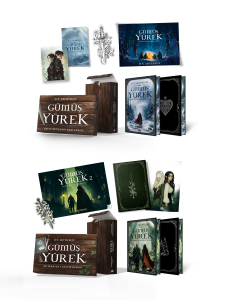 Gümüş Yürek 1 ve 2 Serisi Yan Boyamalı Hediyeli Özel Kutulu Set Gümüş Yürek 1 ve 2 Serisi Yan Boyamalı Hediyeli Özel Kutulu Set
